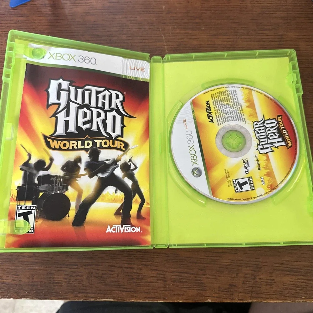 Guitar Hero World Tour - Microsoft Xbox 360 - Complete In Box - CIB - Tested LNC